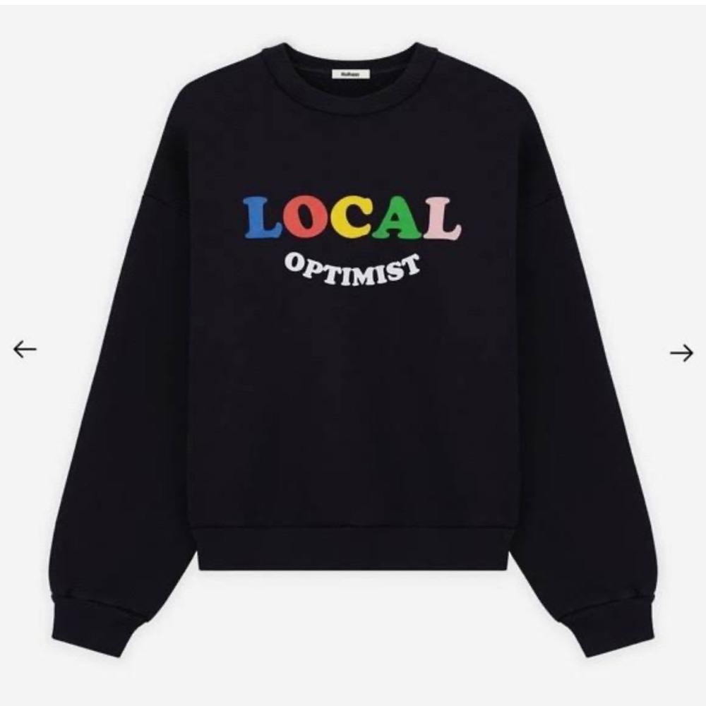 Madhappy Local Optimist Sweatshirt Black Size M Medium